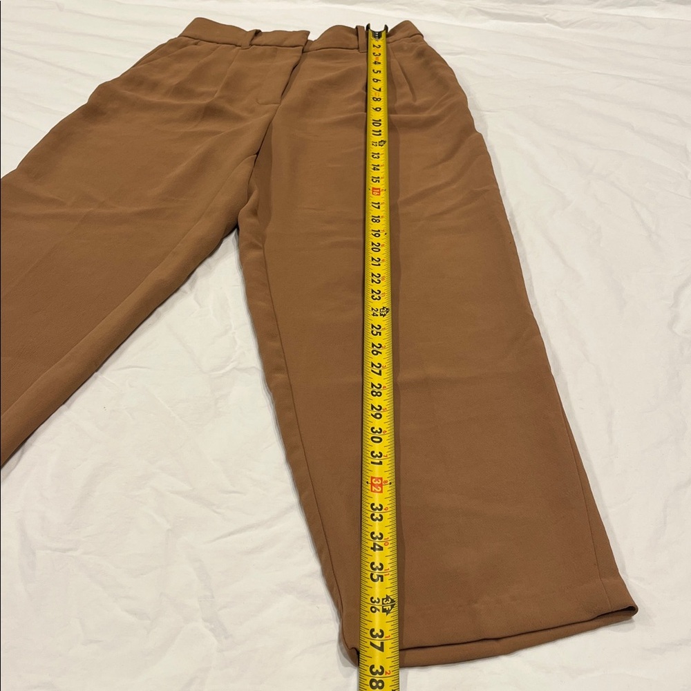 Aritzia Wilfred Carrot Pant Camel Brown Pants size 4 - Picture 8 of 13